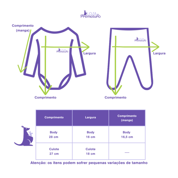 Conjunto Prematuro Body e Culote 100% Algodão Leão Caramelo - Imagem 4