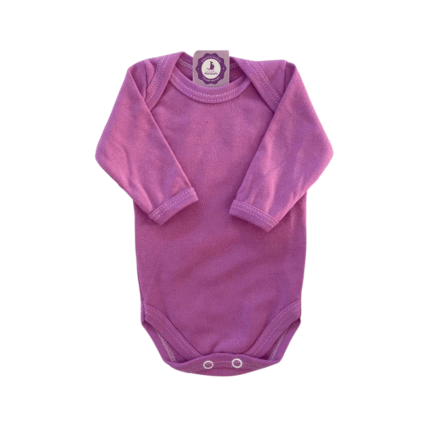 Body Prematuro 100% Algodão Liso Feminino Roxo