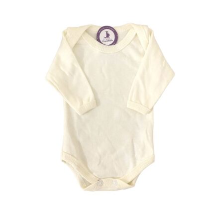 Body Prematuro 100% Algodão Liso Unissex Bege