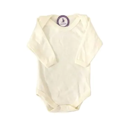 Body Prematuro 100% Algodão Liso Unissex Bege