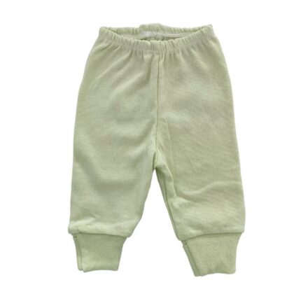 Culote Prematuro Calça Pé Reversível 100% Algodão Pistache