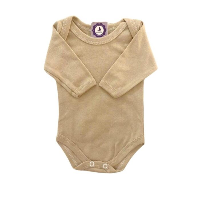 Conjunto Prematuro Body e Culote 100% Algodão Leão Caramelo - Imagem 2