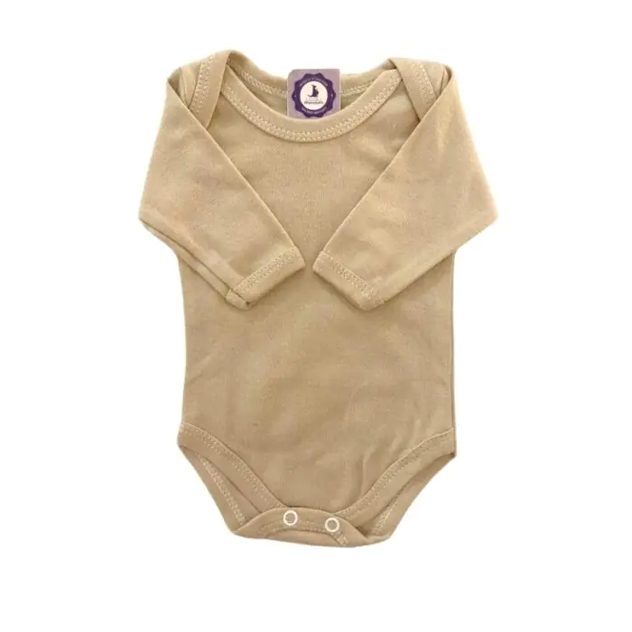 Conjunto Prematuro Body e Culote 100% Algodão Leão Caramelo - Imagem 2